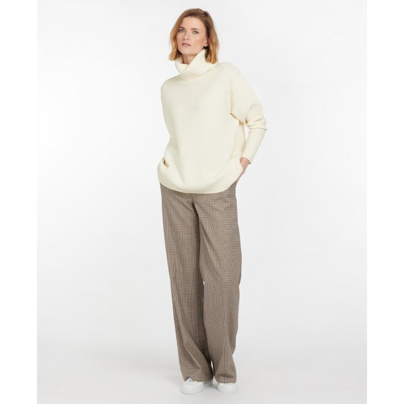 Barbour Rosehall Ladies Knit - Whisper - William Powell