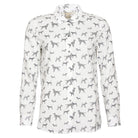 Barbour Safari Ladies Shirt - Off White Country Print - William Powell