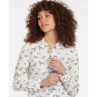 Barbour Safari Ladies Shirt - Off White Country Print - William Powell