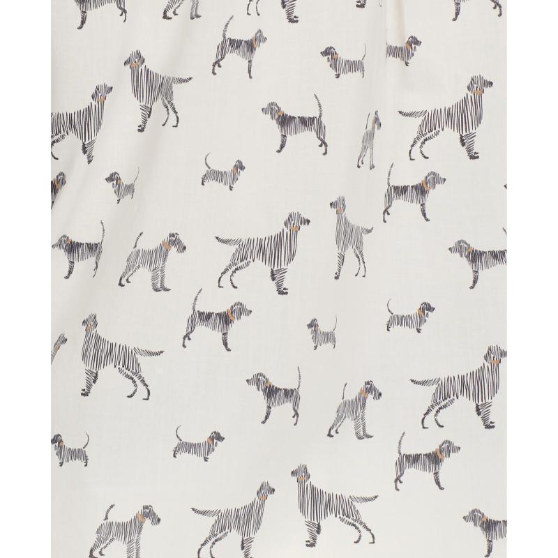 Barbour Safari Ladies Shirt - Off White Country Print - William Powell