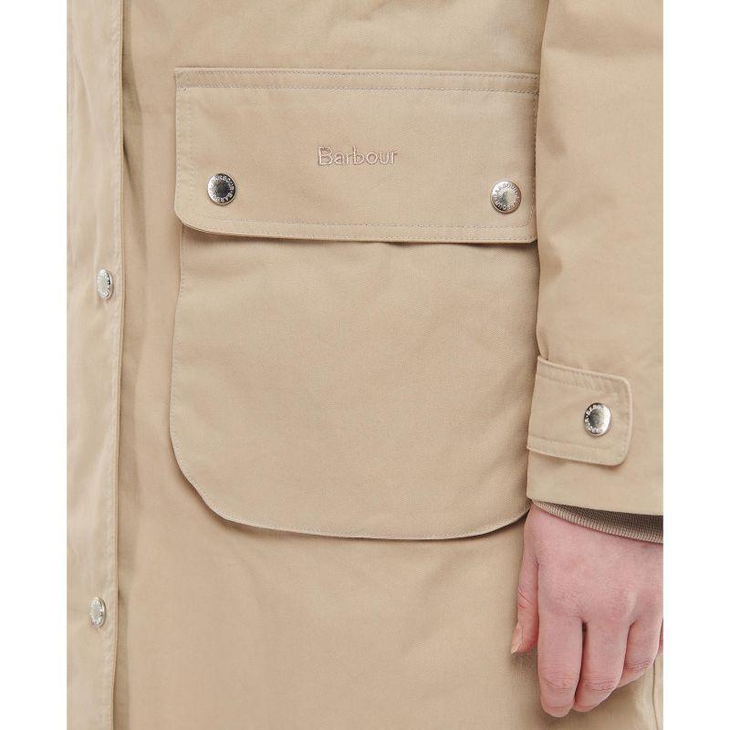 Barbour Scarlet Ladies Waterproof Coat - Sand Dune/Ancient - William Powell