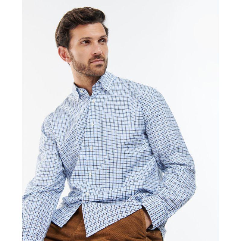 Barbour Shadwell Mens Country Active Regular Fit Shirt - Blue - William Powell
