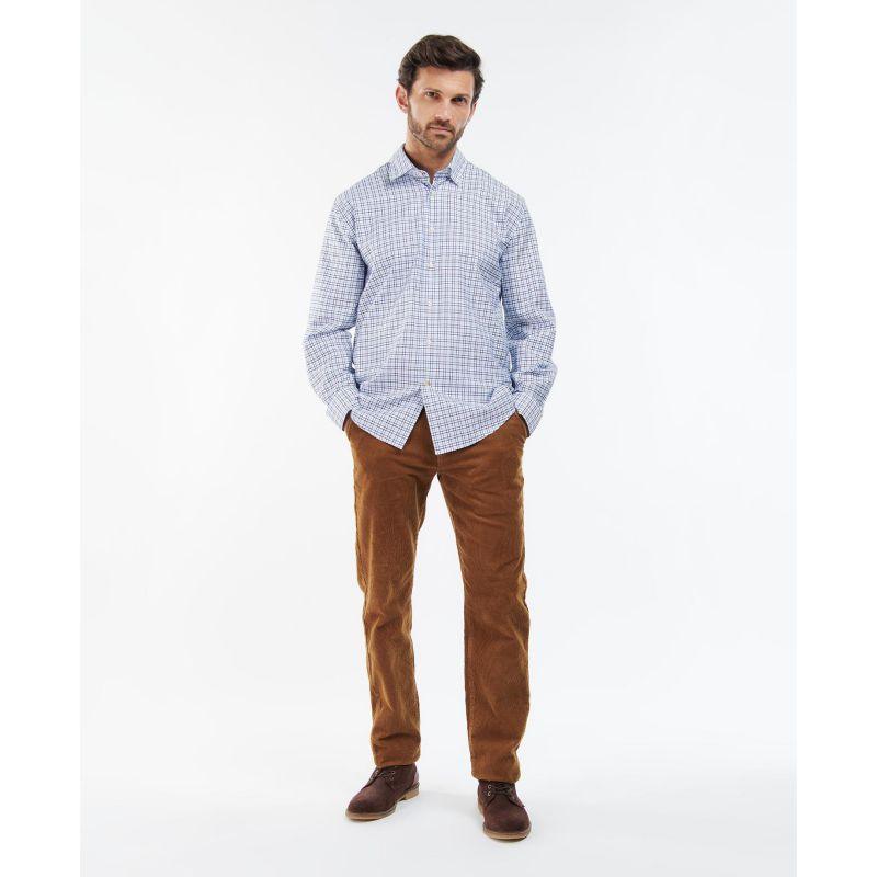 Barbour Shadwell Mens Country Active Regular Fit Shirt - Blue - William Powell