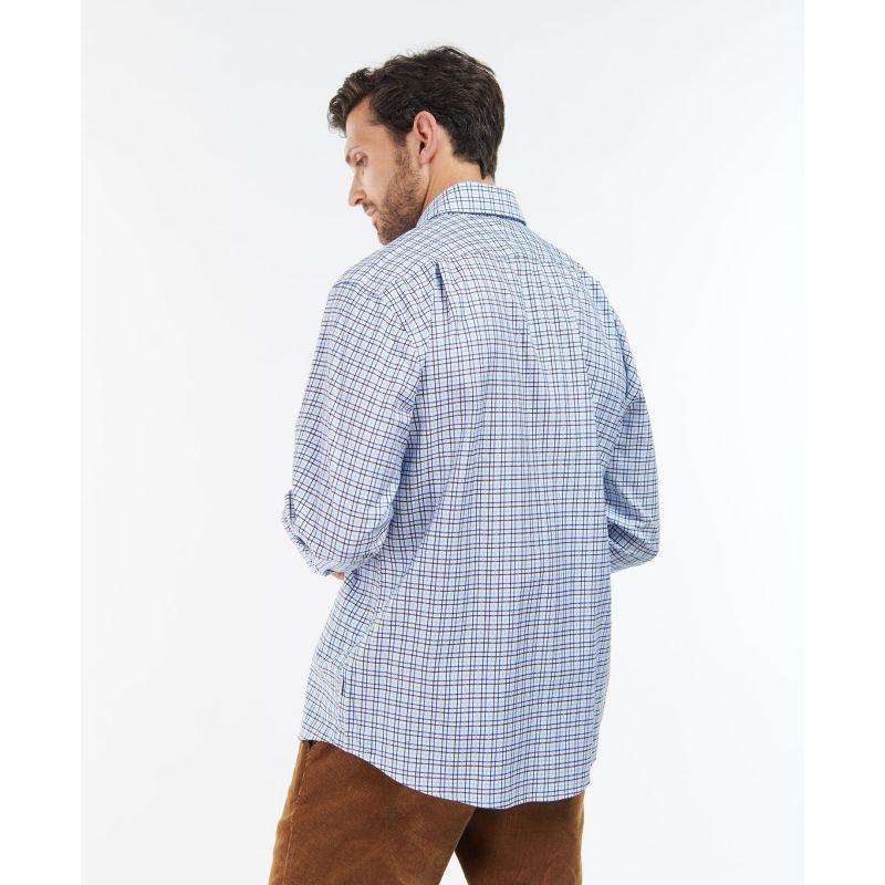 Barbour Shadwell Mens Country Active Regular Fit Shirt - Blue - William Powell