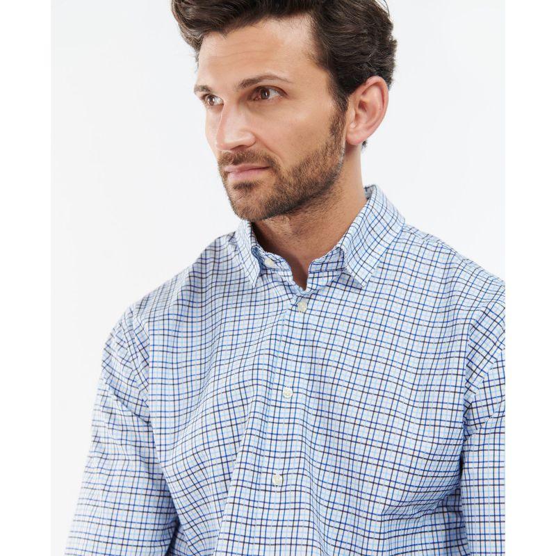 Barbour Shadwell Mens Country Active Regular Fit Shirt - Blue - William Powell