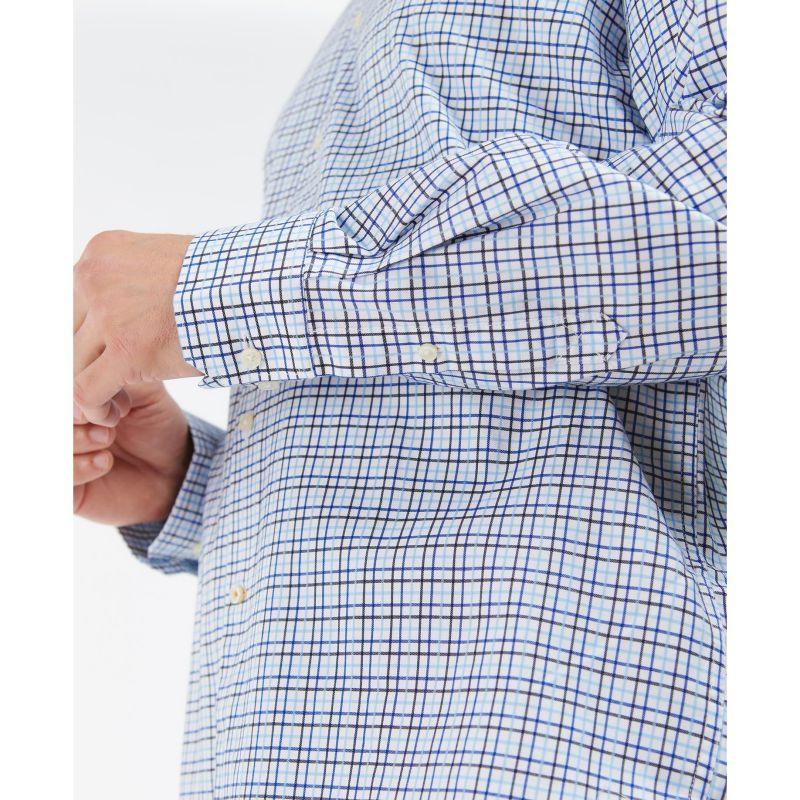 Barbour Shadwell Mens Country Active Regular Fit Shirt - Blue - William Powell