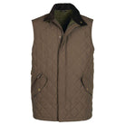 Barbour Shoveler Mens Quilted Gilet - Dark Olive - William Powell