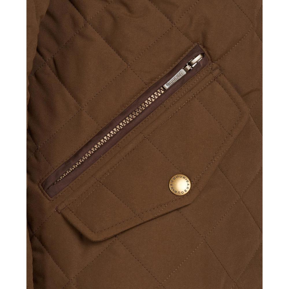 Barbour Shoveler Mens Quilted Jacket - Dark Sand - William Powell