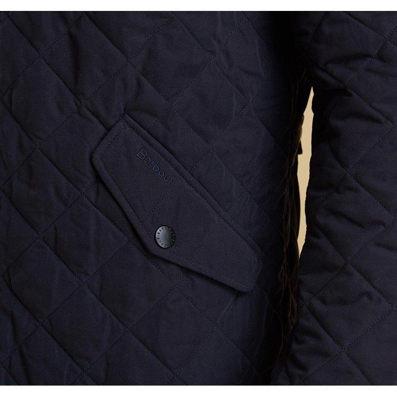 Barbour Shoveler Quilted Jacket - Navy - William Powell