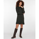 Barbour Stitch Guernsey Ladies Knit Dress - Olive - William Powell