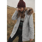 Barbour Swanage Ladies Waterproof Parka - Gray Dawn - William Powell