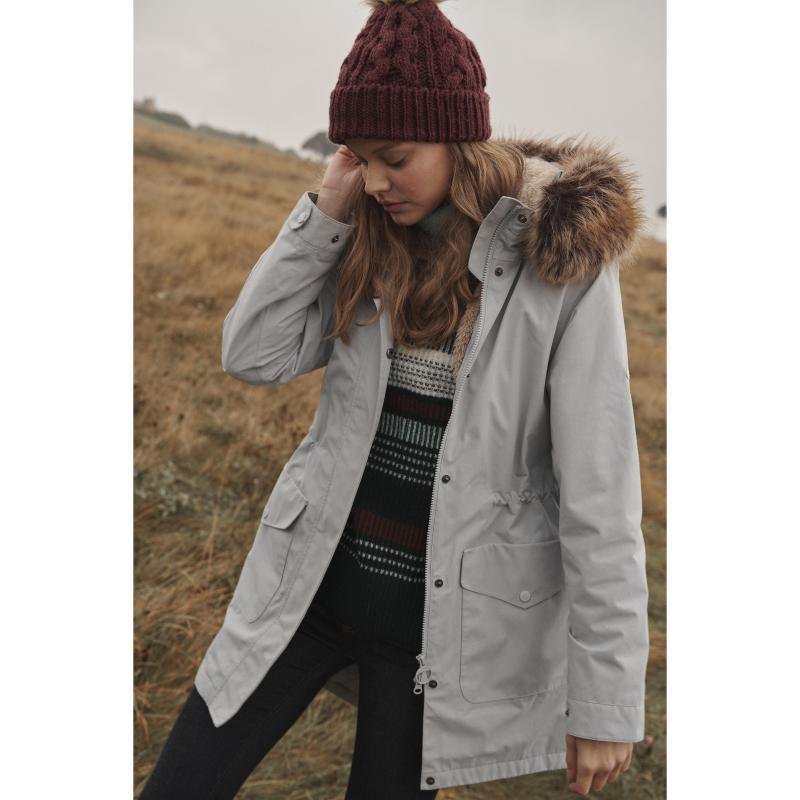 Barbour Swanage Ladies Waterproof Parka - Gray Dawn - William Powell