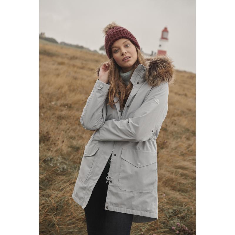 Barbour Swanage Ladies Waterproof Parka - Gray Dawn - William Powell