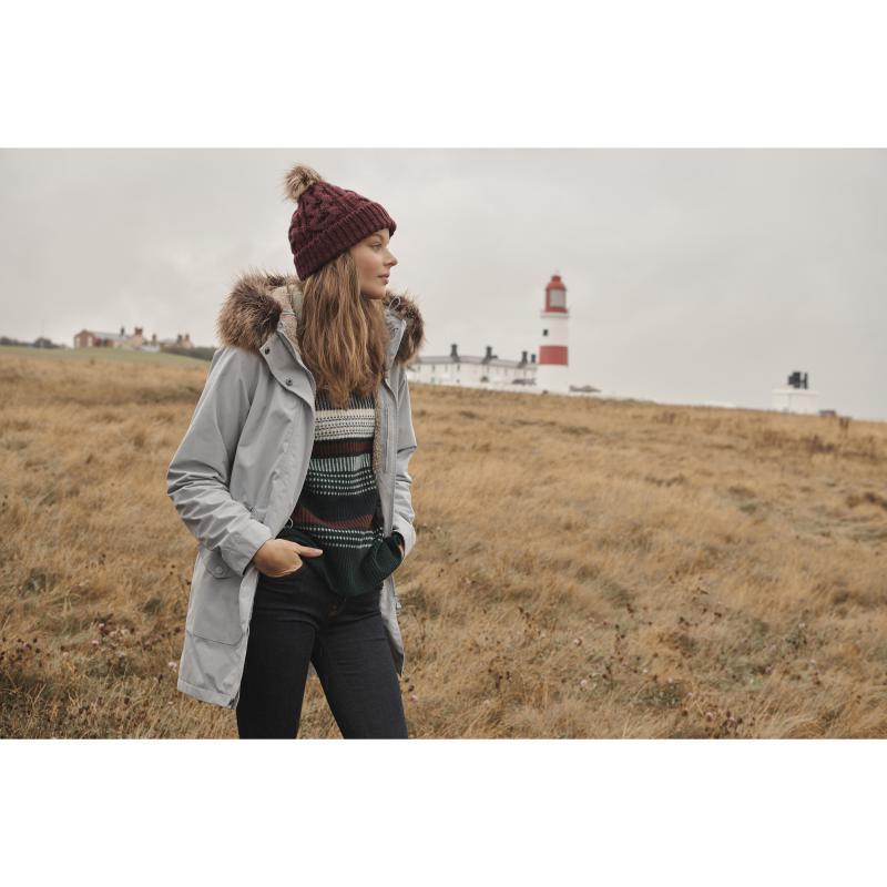 Barbour Swanage Ladies Waterproof Parka - Gray Dawn - William Powell