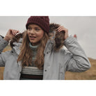 Barbour Swanage Ladies Waterproof Parka - Gray Dawn - William Powell