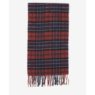 Barbour Tartan Lambswool Scarf - Cordovan - William Powell