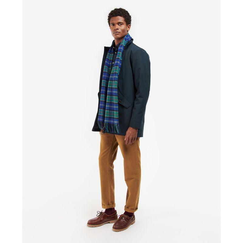 Barbour Tartan Lambswool Scarf - Ivy - William Powell