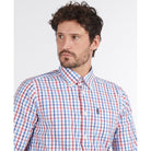 Barbour Tattersall 15 Mens Tailored Fit Shirt - Red - William Powell