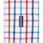 Barbour Tattersall 15 Mens Tailored Fit Shirt - Red - William Powell