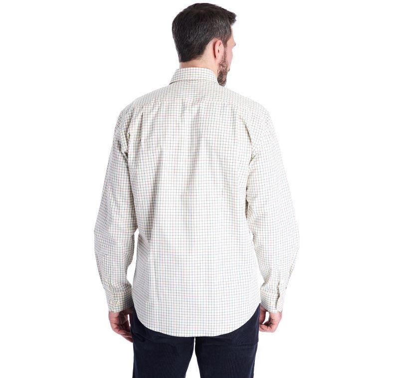 Barbour Tattersall 9 Mens Shirt - Purple - William Powell