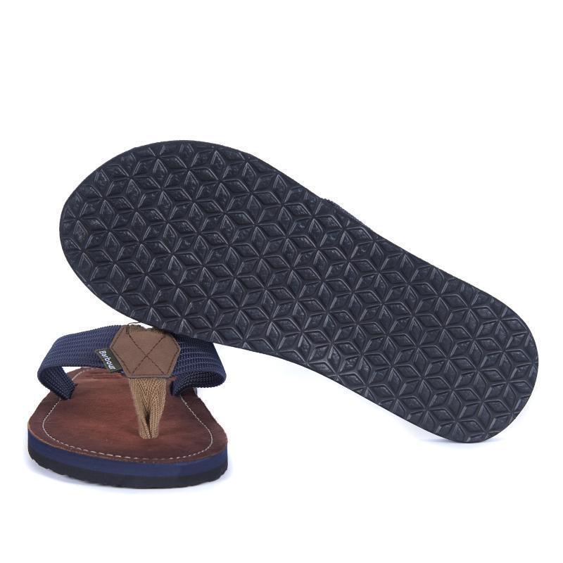 Barbour Toeman Mens Beach Sandal - Navy - William Powell