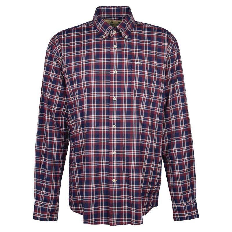 Barbour Turville Mens Regular Fit Shirt - Navy - William Powell