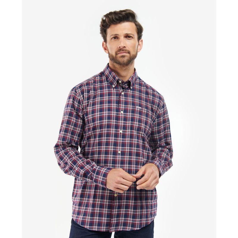 Barbour Turville Mens Regular Fit Shirt - Navy - William Powell
