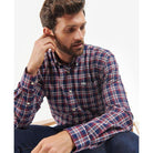 Barbour Turville Mens Regular Fit Shirt - Navy - William Powell