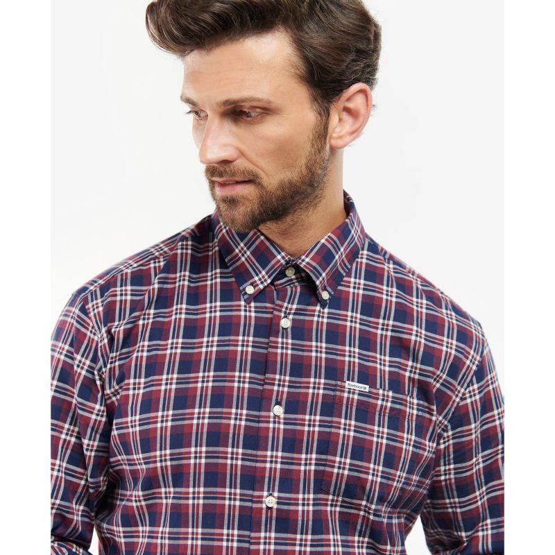 Barbour Turville Mens Regular Fit Shirt - Navy - William Powell