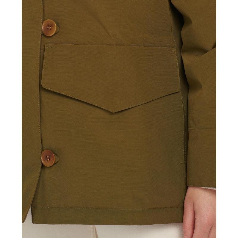 Barbour Warkworth Ladies Waterproof Jacket - Nori Green/Dusky Green - William Powell