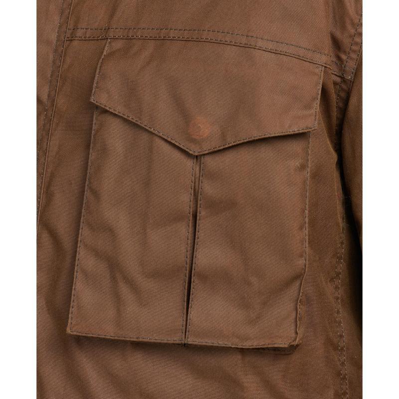 Barbour Watson Mens Wax Jacket - Brown - William Powell