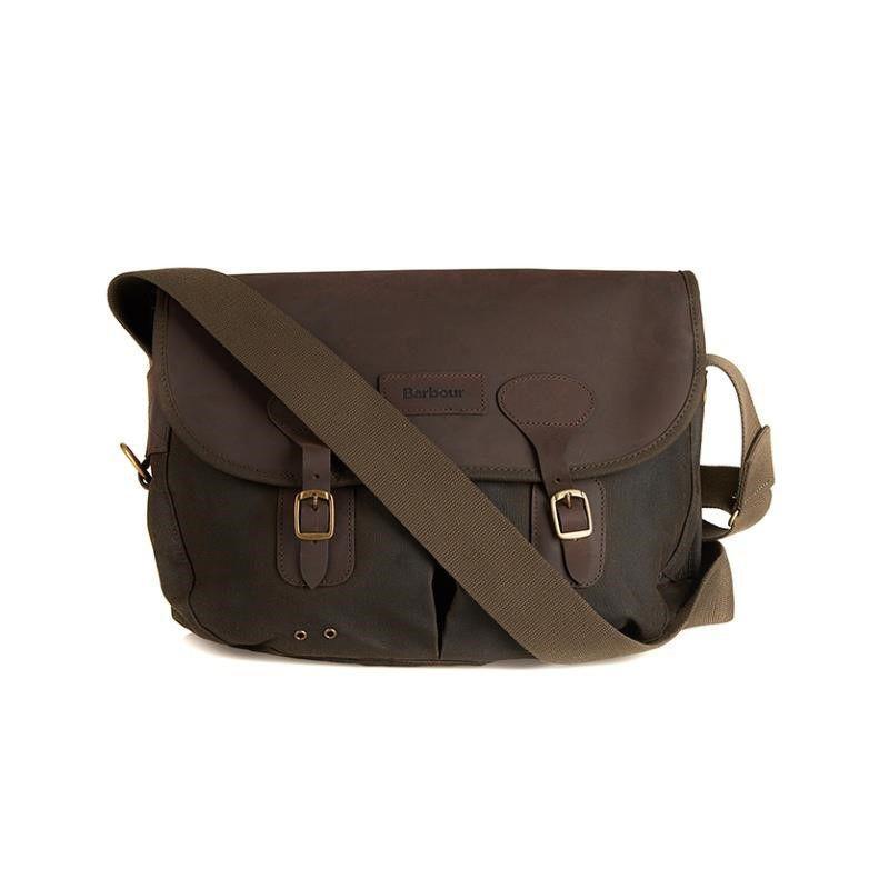 Barbour Wax Leather Tarras Bag - William Powell