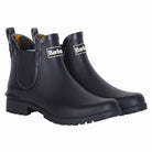 Barbour Wilton Ladies Ankle Wellington Boot - Black - William Powell