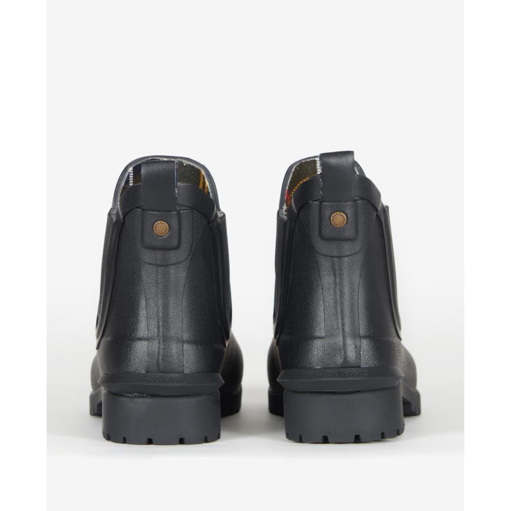 Barbour Wilton Ladies Ankle Wellington Boot - Black - William Powell