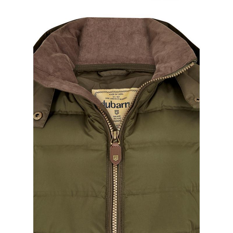 Dubarry Ballybrophy Ladies Down Coat - Olive - William Powell
