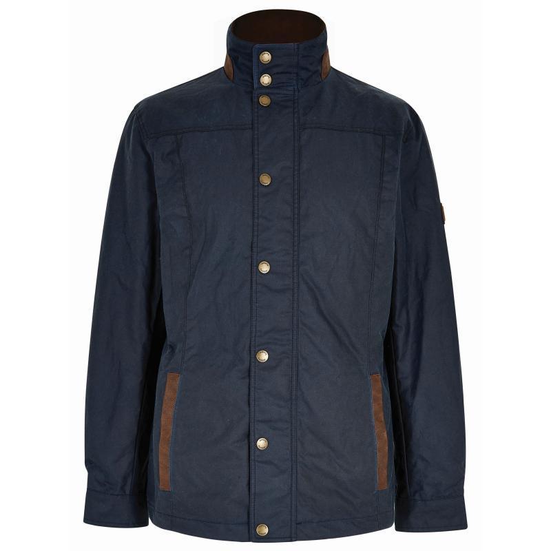 Dubarry Carrickfergus Mens Wax Jacket - Ocean Blue - William Powell