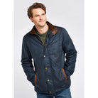 Dubarry Carrickfergus Mens Wax Jacket - Ocean Blue - William Powell