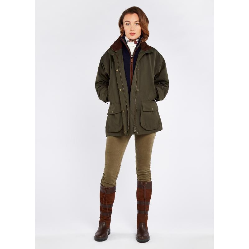 Dubarry Castlehyde GORE-TEX Ladies Shooting Coat - Ivy - William Powell