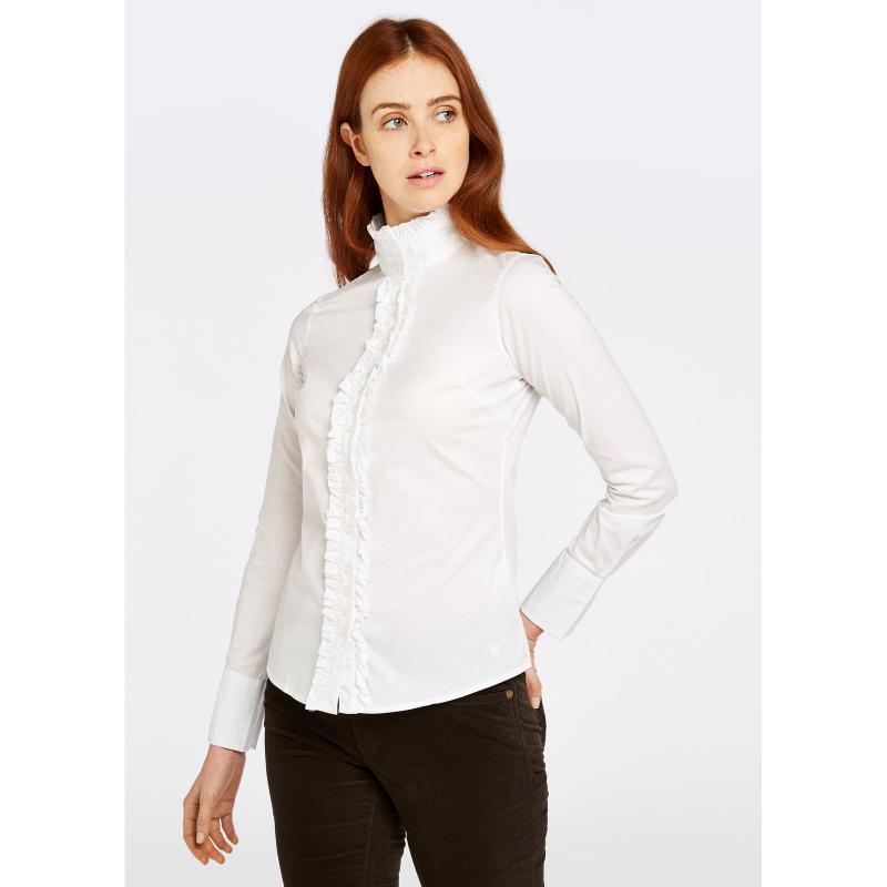 Dubarry Chamomile Ruffle Detail Shirt - White - William Powell