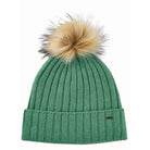 Dubarry Curlew Ladies Faux Fur Bobble Hat - Crab Apple - William Powell