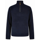 Dubarry Feeney Windproof Mens Zip Neck Jumper - Navy - William Powell