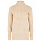 Dubarry Hacketstown Ladies Roll Neck Jumper - Oyster - William Powell