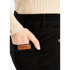 Dubarry Honeysuckle Ladies Stretch Pincord Jeans - Black - William Powell