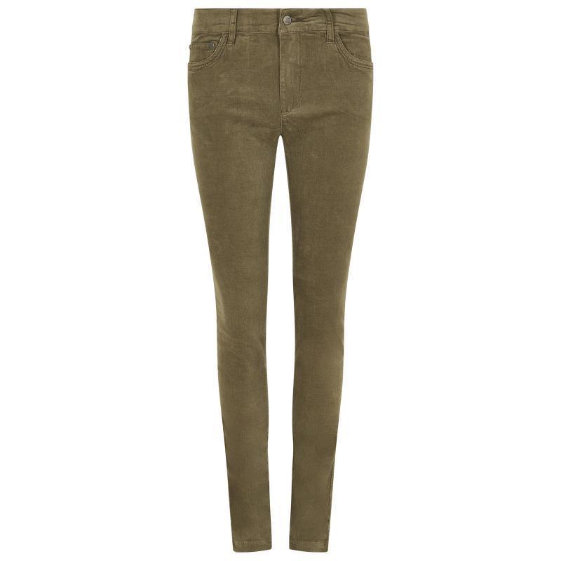 Dubarry Honeysuckle Ladies Stretch Pincord Jeans - Dusky Green - William Powell