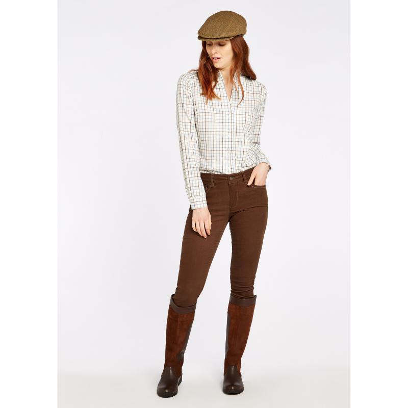 Dubarry Honeysuckle Ladies Stretch Pincord Jeans - Mocha - William Powell