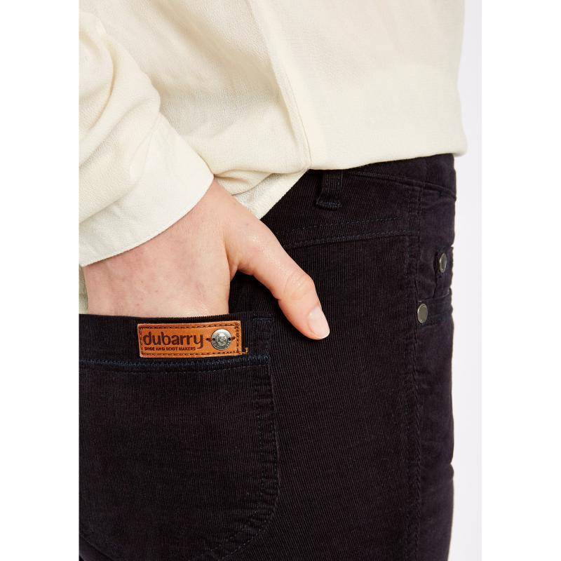 Dubarry Honeysuckle Ladies Stretch Pincord Jeans - Navy - William Powell