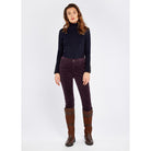 Dubarry Honeysuckle Ladies Stretch Pincord Jeans - Plum - William Powell