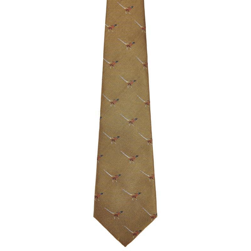 Dubarry Madden Mens Pheasant Tie - Gold - William Powell