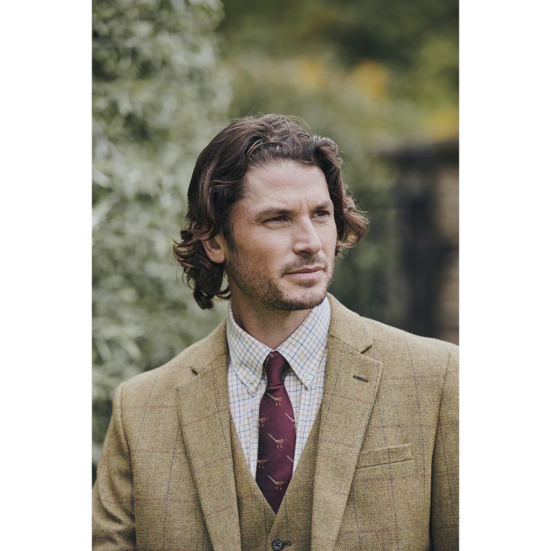 Dubarry Madden Mens Pheasant Tie - Merlot - William Powell