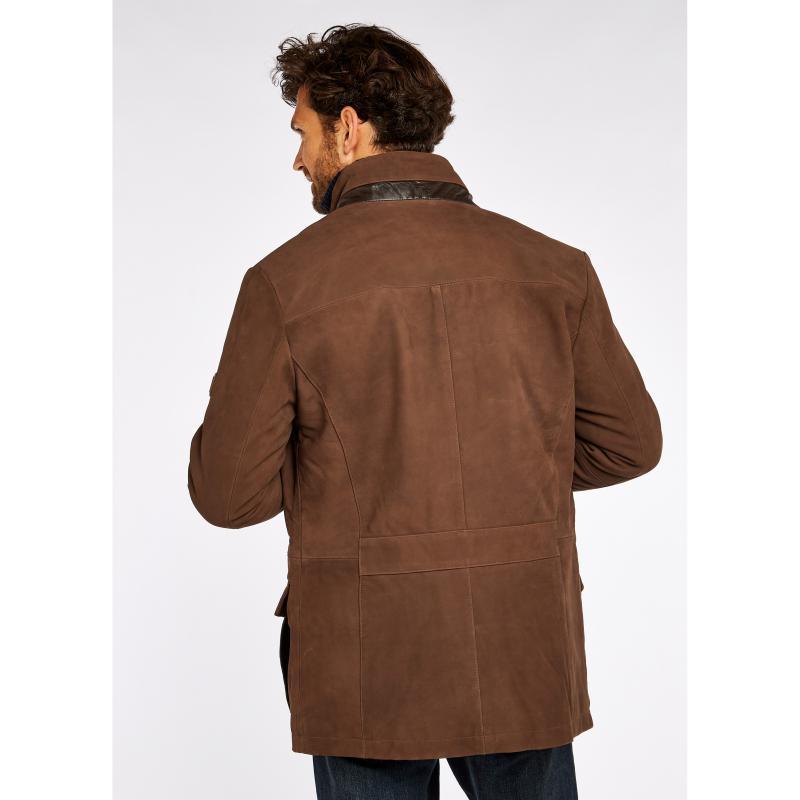 Dubarry Moore Leather Jacket - Walnut - William Powell